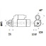 MAHLE Gear reduction starter 24 V, 4,5 kW, 9 teeth, mounting Ø 95 mm