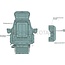 PROBOSS Zitting luchtgeveerd AS3510 510 mm, 12 V, verwarming John Deere