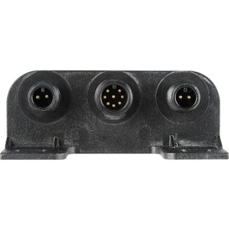 Kabelverbinddoos 6-polig, Rundstecker, 72 x 50 x 29 mm