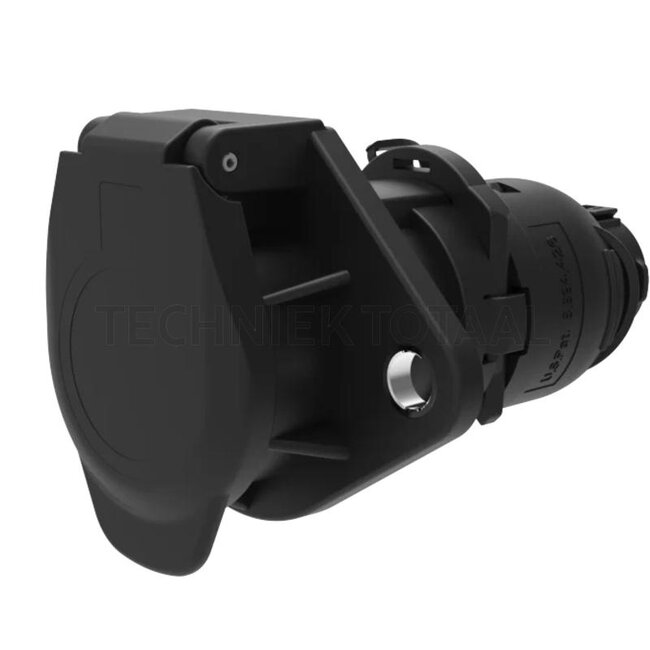 ERICH JAEGER Socket 7-pin 24 V, plastic, IP54, ISO 1185 type N | 111317