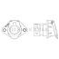 ERICH JAEGER Socket 7-pin 24 V, plastic, IP54, ISO 1185 type N | 111317