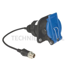 GRANIT 7 pin ABS bush camera connection trailer side
