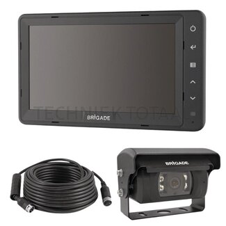 BRIGADE Kamera-Monitorsystem VBV-770-100 7" Monitor, klapcamera, 20 m Kabel