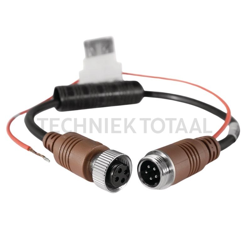 Adapterkabel camera-monitor 5-pins naar 4-pins camera