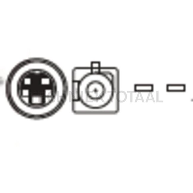BRIGADE Aansluitconverter in-line 24/12 V for Elite-camera