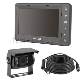BRIGADE Kamera-Monitorsystem VBV-750-300 5" Monitor, bolcamera, 20 m Kabel