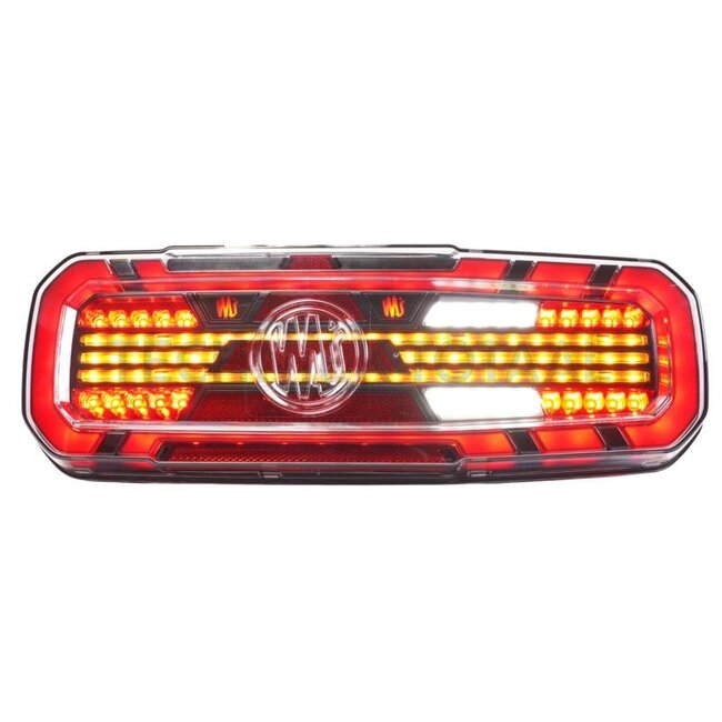 GRANIT Achterlicht LED rechts 402,7 x 141,6 x 69,7 mm, 12 / 24 V, IP6K9