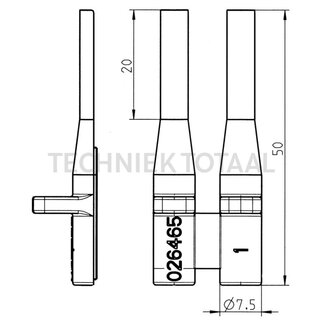ERICH JAEGER Entriegelungswerkzeug Kontakthülsen 9P/12V ISOBUS 382100