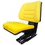 GRANIT Sitz Mechanisch gefedert, PVC gelb, Breite 485 mm John Deere | AL56097