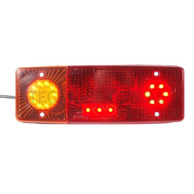 GRANIT LED rear light, left 287,5 x 100,5 x 65 mm, 12 / 24 V