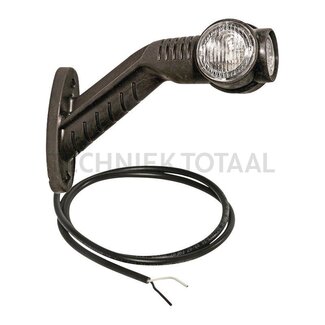 ASPÖCK Breedtelamp SUPERPOINT III LED 24 V rechts 173 x 104 mm, kabel 4000 mm