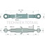 GRANIT Mechanischer Oberlenker Kat. 1/1, Gewindespindel, 370-505 mm, M30 x 3