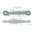 GRANIT Mechanischer Oberlenker cat. 3/3, threaded spindle, 445 - 620 mm, M36 x 3