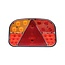 GEKA LED achterlicht BETA links mistachterlicht 245 x 146,4 x 33 mm, 12 V | BBSRN33L