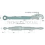 GRANIT Mechanischer Oberlenker cat. 2/3, hook/threaded spindle, 720 - 1005 mm