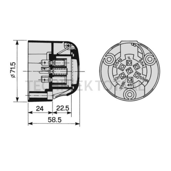 Cobo Socket 7-pin