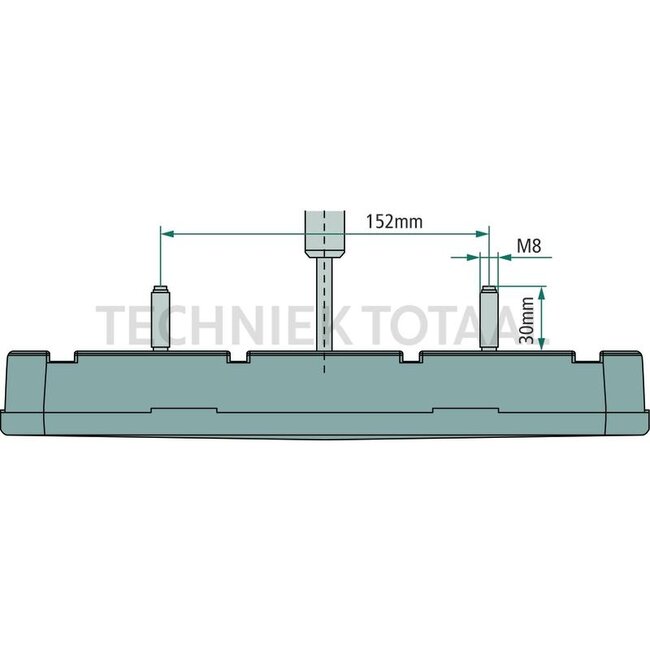 HELLA Rear light Coluna LED right 300 x 130 x 40 mm, 24 V, easyConn