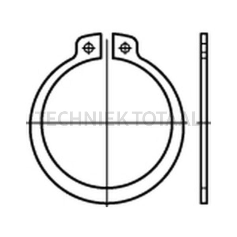 GRANIT Borgring as Ø 70 mm, dikte 2,5 mm, DIN 471 - 50 stuks | 1440533X1, 485471 070X2.5, 70815376, foto 2 van 2