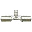 WAECO Slangverbinder met service-ventiel Gr.8 (13/32") - DN10, 38 mm | 8881400018