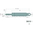 Stabilus Gas strut 500 N, 212,5 mm, stroke 41 mm, form 8 | 2793HA, 71453702