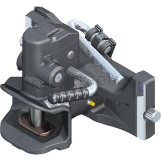 ROCKINGER Trailer coupling hitch pin 30,6 mm, rail 311 mm, 2000 kg, black