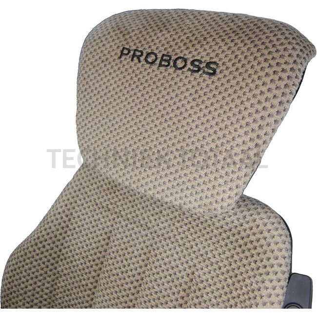 PROBOSS Sitz luftgefedert AS3510 510 mm, 12 V, Heizung, braun