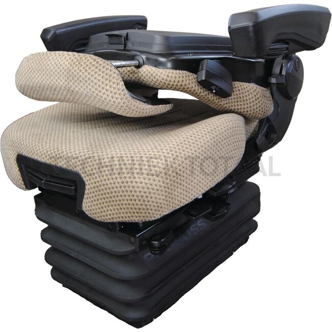PROBOSS Seat air suspended AS3510 510 mm, 12 V, heating, brown