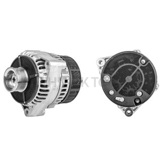 MAHLE Alternator 14 V, 150 A, pulley Ø 52,5 mm, belt PV x 8, W-connection
