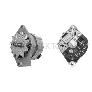 MAHLE Dynamo 28 V, 55 A, flens 80 mm Hanomag Perfekt 400, R 22, R 332