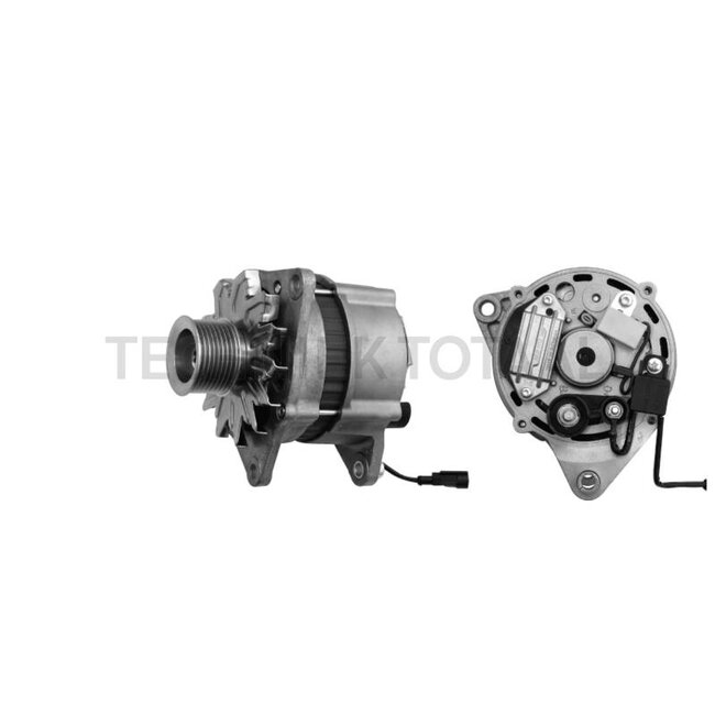 MAHLE Dynamo 14 V / 55 A, flensmaat 82 mm, vorm A | MG 453