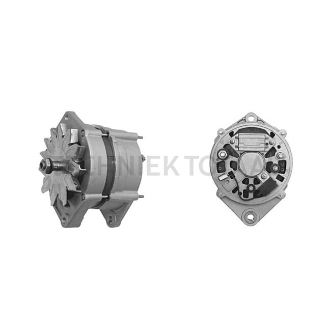 MAHLE Dynamo 28 V, 55 A, flens 67 mm, vorm A | MG 184