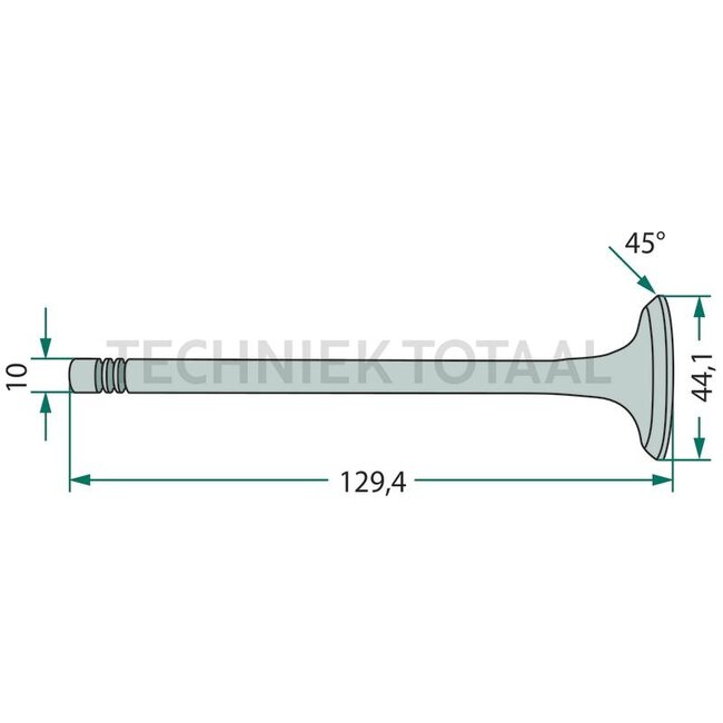 GRANIT Inlet valve Zetor engine 5201 - 7701 | 531969010555, 69010555