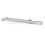 Walterscheid Afstandshouder uitvoering B, 640 - 682 mm, Ø 28 mm, M14 | 1200380