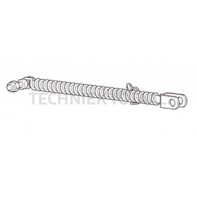 Walterscheid Distanzhalter Ausführung B, 640 - 682 mm, Ø 25,2 mm, M14 | 1308774