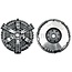 GRANIT Double clutch DuT 295 H-250 36 x 42 mm, 8 splines MCC