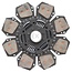 GRANIT Mitnehmerscheibe 310, 46,5 x 51 mm, 23 Keilnuten, sinter | 3713266M1, 3580946M2, 331021210, 49700160712