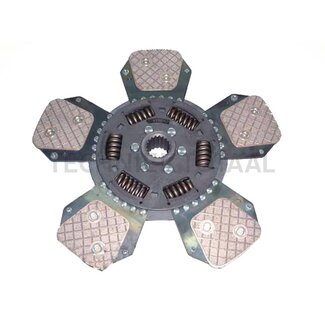 GRANIT Koppelingsplaat 330 sinter torsiegedempt 27 x 30 mm, 18 splines Zetor