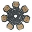 GRANIT Koppelingsplaat 320 25,8 x 32,1 mm, 10 splines, torsiedemper, sinter | 332000210, AL64759