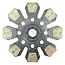GRANIT Koppelingsplaat 350 41 x 45 mm, 21 splines Deutz-Fahr DX 6.50 | 04359392, 335009510