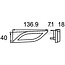 HELLA LED extra knipperlicht Shapeline Style links 137 x 40 x 18 mm | 2BM 013 338-031