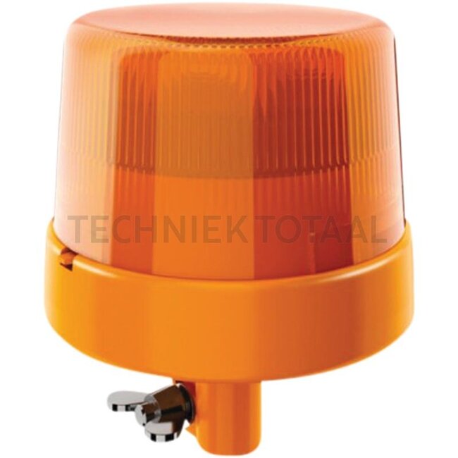 HELLA Zwaailamp K-LED 2.0 LED oranje 12/24 V, Ø 165 mm, opsteekpen | 2XD 011 557-811