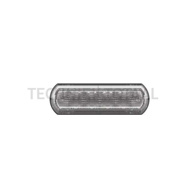 HELLA LED-knipperlicht voor links / rechts 128 x 40 x 25 mm, 12 / 24 V | 2BA 013 398-011