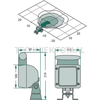 HELLA Arbeitsscheinwerfer Breitstrahler Ultrabeam H3 65 W, 12 / 24 V
