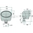 HELLA Werklamp breedstraler xenon D1S 42 W, 12 V, 162 x 192 x 134 mm | 1GA 996 261-511, 2.8039.016.0, G 930 900 111 021, G930900111022