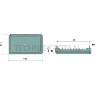 HELLA Arbeitsscheinwerfer LED Flat Beam 1000 Breitstrahler 1100 lm, 11 W