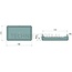 HELLA Arbeitsscheinwerfer LED Flat Beam 1000 Breitstrahler 1100 lm, 11 W | 1GD 996 193-001