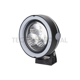 HELLA LED work lights Mega Beam Generation IV flood beam 2500 lm, 30 W upright