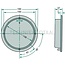 HELLA Innenraumleuchten 12 / 24 V mit Schalter, Einbau, R10W / T4W | 2JA 005 590-001