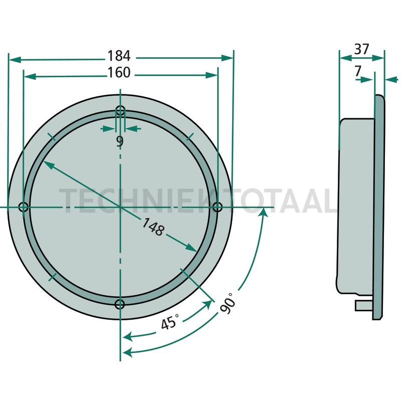 HELLA Binnenverlichting 12 / 24 V met schakelaar, inbouw, R10W / T4W | 2JA 005 590-001