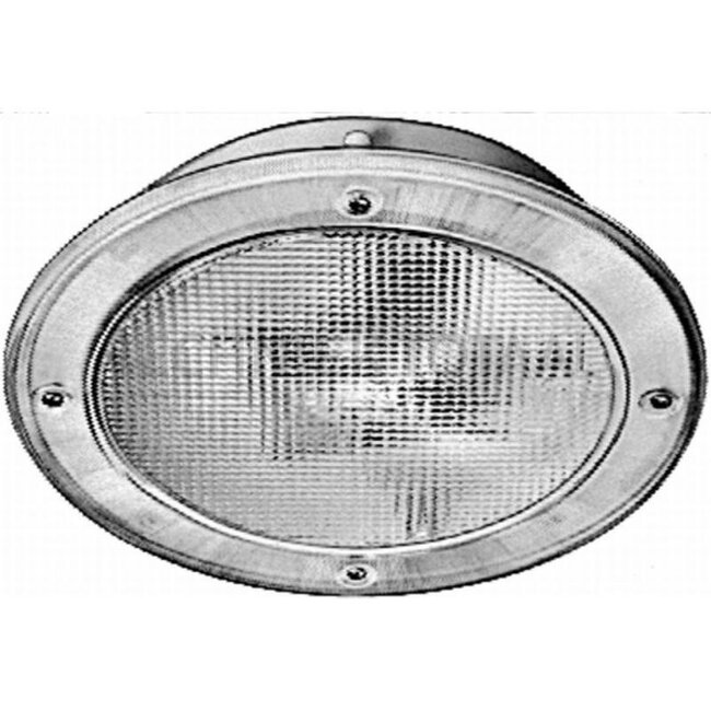 HELLA Innenraumleuchten 12 / 24 V mit Schalter, Einbau, R10W / T4W | 2JA 005 590-001